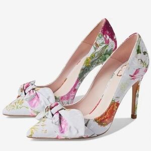 Ted Baker Ryrya Stiletto Bow Heels Sz 38